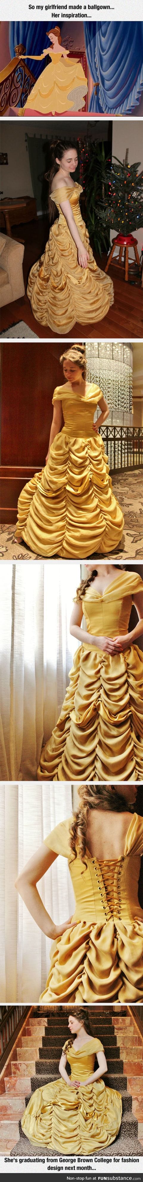 Beautiful dress inspired by a Disney princess