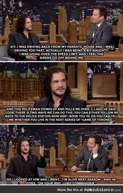 Jon snow's how to evade cops