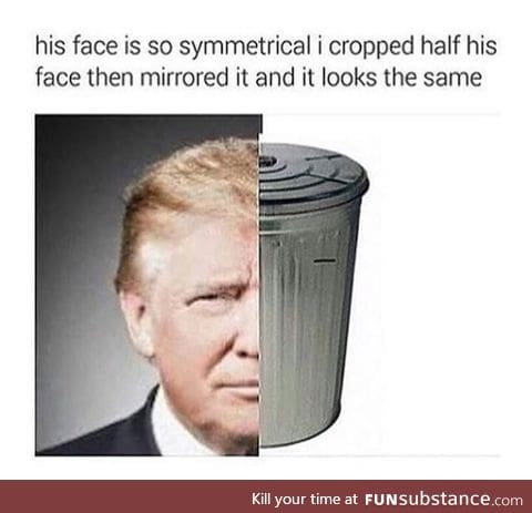 Wow symmetrical Trump