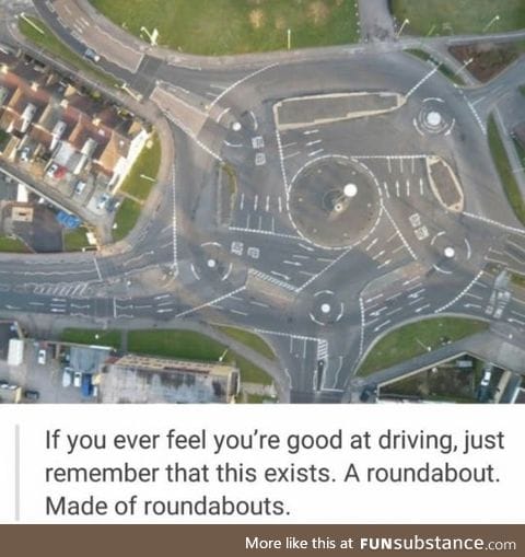 That's not a roundabout, it's a demon portal.