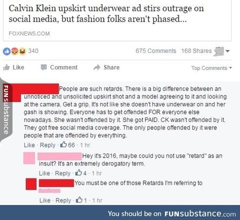 My favorite exchange about the Calvin Klein picture