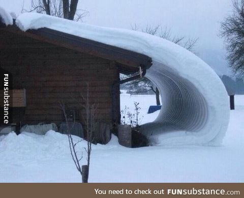 Snow wave