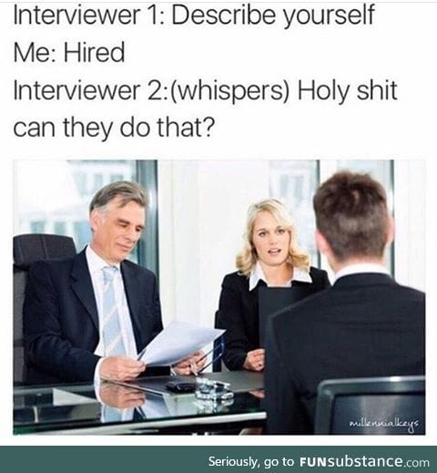 Owning a job interview