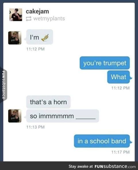 I'm trumpet