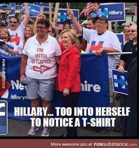 I wish I could meet Hillary just to do this.