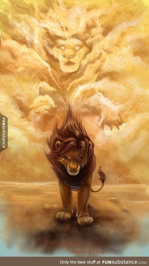 The return of simba fan art