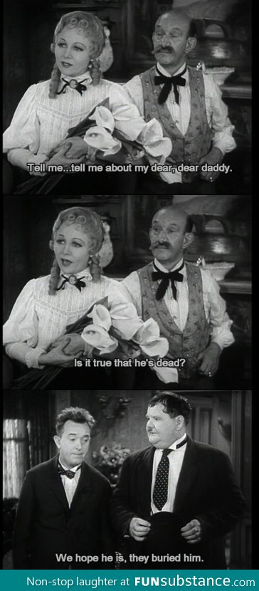 Laurel and Hardy are still as funny today