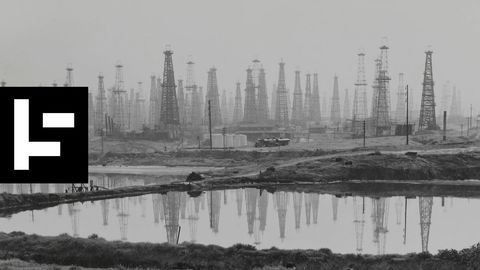 Hidden Oil Wells of LA. Hidden in plain sight as fake buildings, tropical islands etc