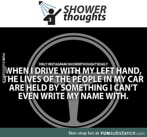 Shower thoughts