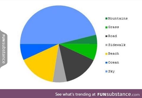 Pie graph perspective