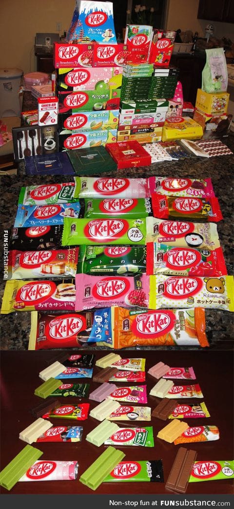 Apparently kitkat is way better in japan