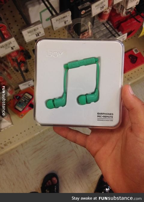 These earbuds have a cool packaging