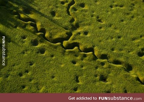 WWI trench 95 years later