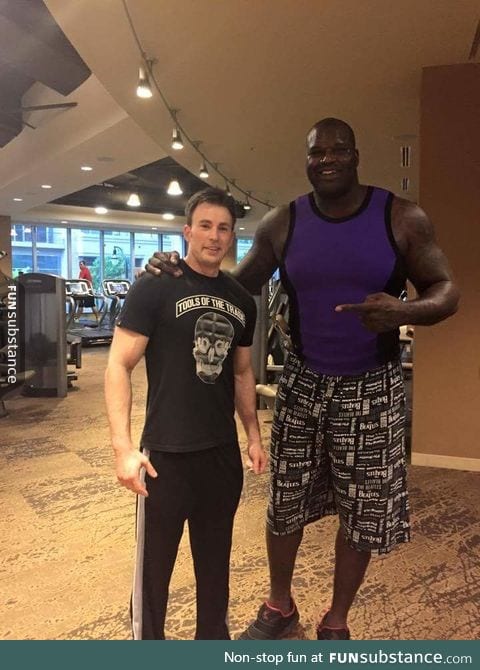 Shaq makes Captain America look like Steve Rogers