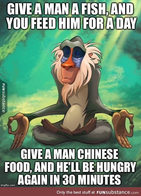 Rafiki wisdom.