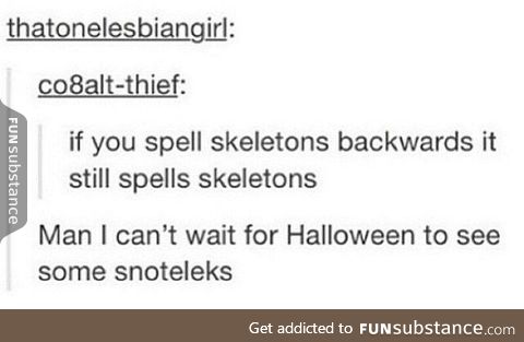 spooky scary snoteleks