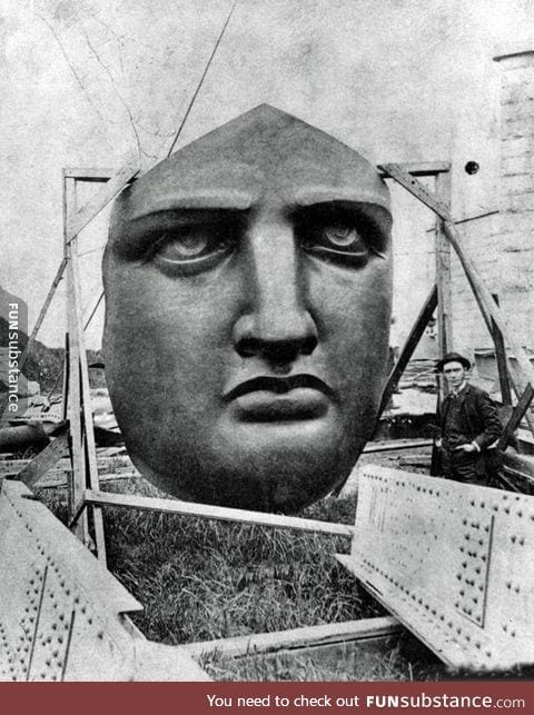 Unboxing The Statue of Liberty, 1885