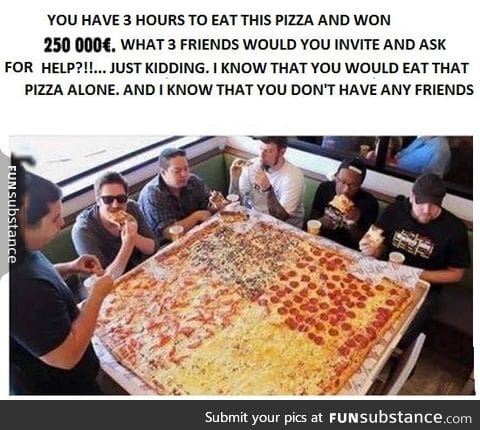 Pizza challenge