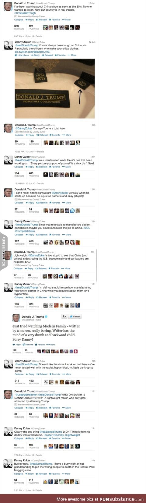 Donald Trump got in a Twitter argument with a Modern Family writer