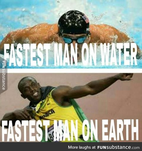 Two fastest man alive, just wow!