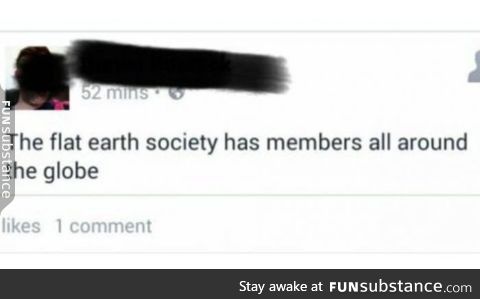 Flat earth society