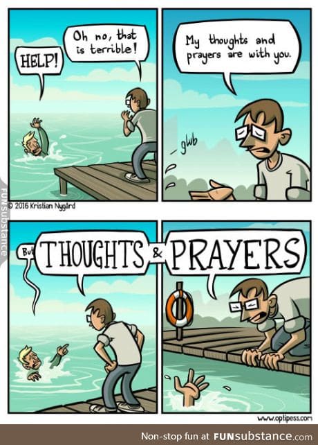 If only prayers worked.