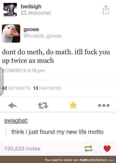 meth vs. math