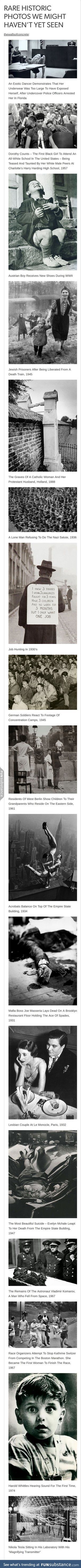 incredibly striking historical photos