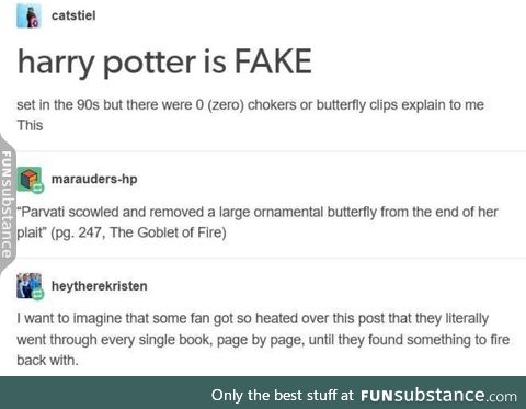 Harry Potter is fake