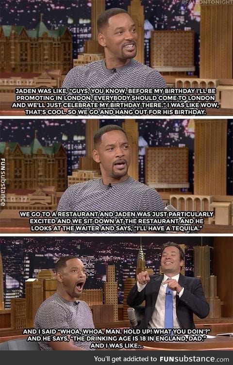 Will Smith gets tricked by his son