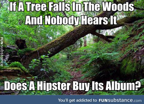 If a tree falls in the woods