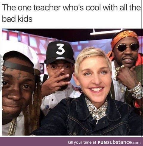 The cool teacher