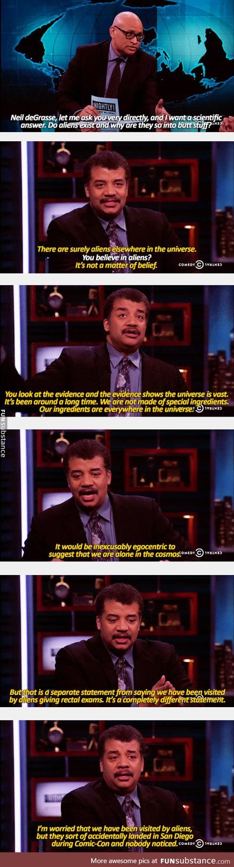 Neil degrasse talks about aliens