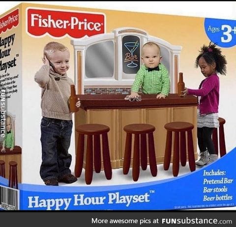 A play set we can relate to