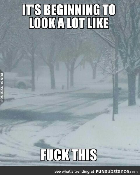 For all of us in the Northern Hemisphere who get snow