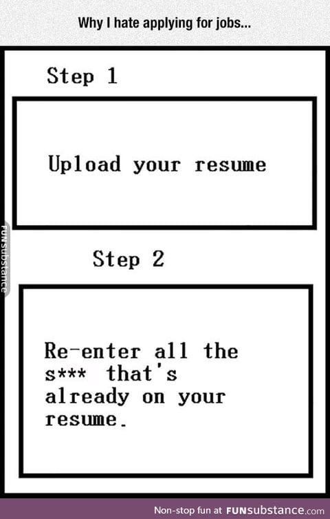 Applying for jobs today
