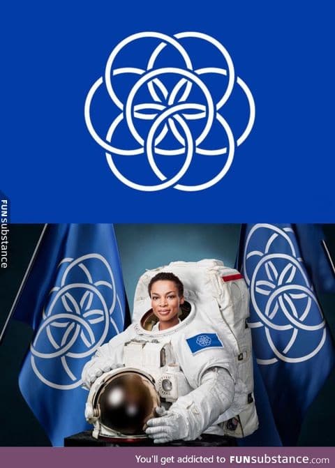 This is the official flag of Earth