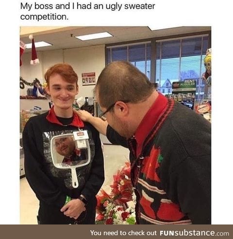 Ugly sweater competition