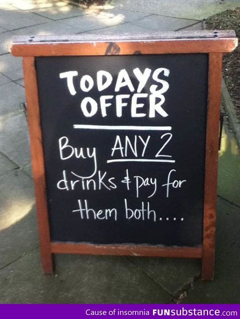 Gotta love a great offer... oh wait