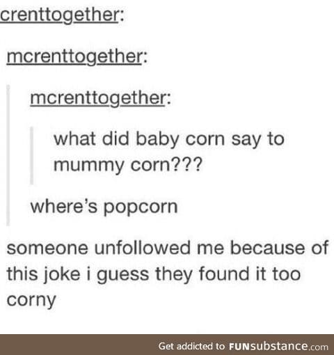 This pun is a-maize-ing