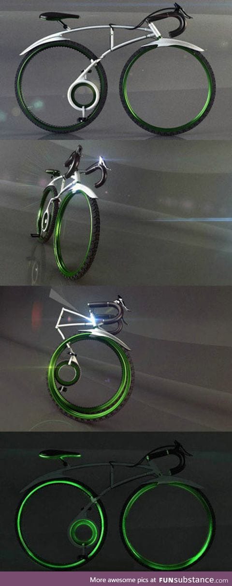 Clever folding bicycle