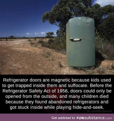 No wonder old fridges turned me on so much