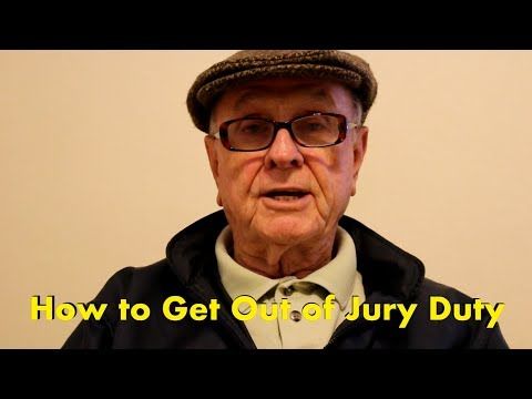 How to get out of jury duty