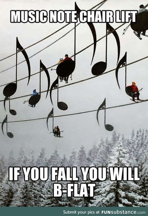 Musical chair lift