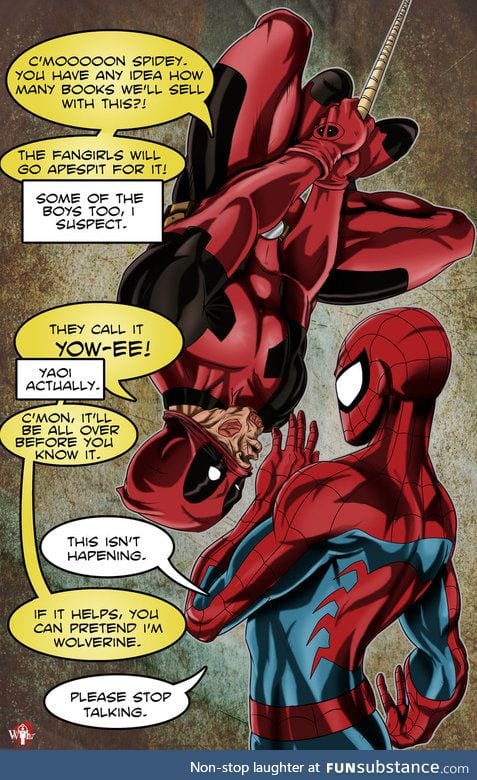 Spideypool hehehehe