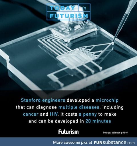 Microchip capable of detected diseases like cancer and HIV