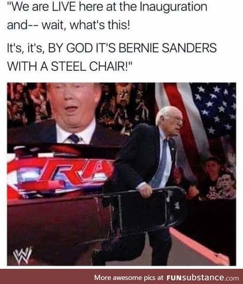 Bernie would kick his ass