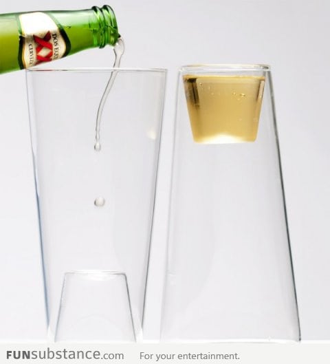 2-in-1 Beer & Shot Glass