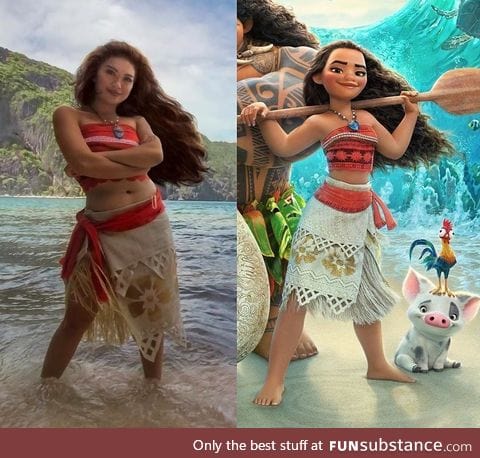 The best Moana cosplay I've seen so far