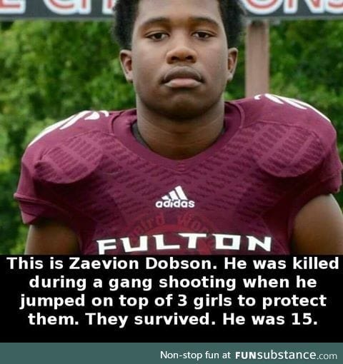 True hero died protecting 3 girls